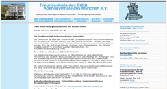 Desktop Screenshot of abendgymnasium.info